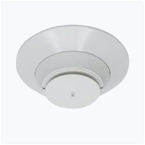 detector direccionable firelite de temperatura fija a 57 °c, para uso con paneles direccionables fire lite, color blanco venta e instalacion en guadalajara jalisco.