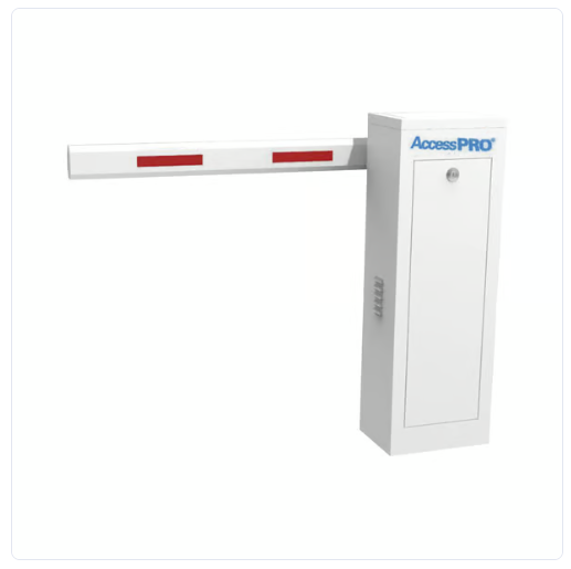 barrera vehicular izquierda con brazo telescópico accesspro incluye brazo telescópico de hasta 6 metros / tiempo de apertura 6 segundos venta e instalacion en guadalajara jalisco.