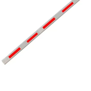 brazo recto octagonal de 4.5 metros onetech para barrera de 3 segundos sin luz led, onetech venta e instalacion en guadalajara.