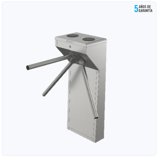 torniquete medio cuerpo aceroinoxidable trípode bidireccional de acero inoxidable sus304 / 2 millones mcbf / apertura en caso de emergencia / integrable con cualquier sistema de control de acceso / indicadores led de entrada salida venta e instalacion en guadalajara jalisco.