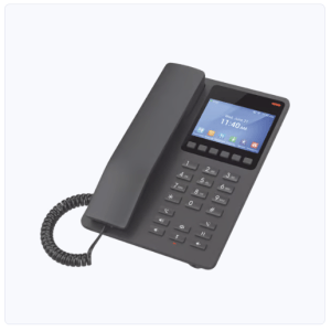 teléfono ip grandstream ghp631w wifi hotelero con pantalla lcd a color, 2 líneas sip con 2 cuentas, codec opus, ipv4/ipv6, color negro, con gestión en la nube gdms venta e instalacion en guadalajara jalisco mexico.