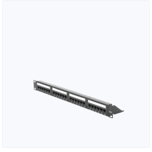 panel de parcheo linkedpro de impacto (110) utp de 24 puertos cat6, 19 pulgadas (48.26 cm), con barra para organizar cable venta e instalacion en guadalajara jalisco.