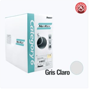 Bobina de Cable Panduit NetKey Gris Claro