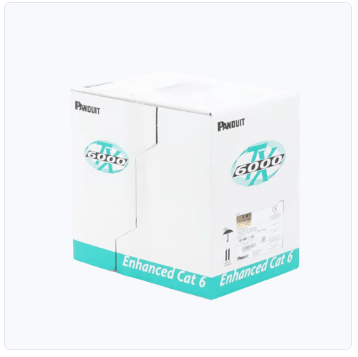 bobina panduit de cable utp 305 metros (1000 pies) de cobre, tx6000? pannet, reelex, blanco, categoría 6 mejorado (23 awg), pvc (cm), de 4 pares venta e instalacion en guadalajara jalisco.