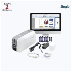 kit de impresora tarjetas smart51sk de pvc / puede crecer a laminador/ una cara / incluye: 2 x ribbon a color, 100 tarjetas pvc, kit de limpieza, software venta e instalacion en guadalajara jalisco.