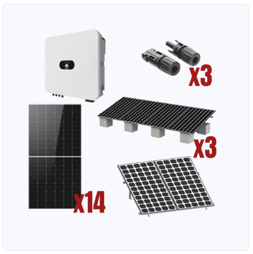 kit solar interconexion / 8kw 220vca / inversor huawei/ montaje incluido venta e instalacion en zapopan jalisco mexico.