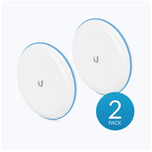 kit de antenas ubiquiti unifi building bridge de 1+ gbps en 60 ghz con radio redundante en 5 ghz, alcance de hasta 500 m venta e instalacion en guadalajara jalisco.