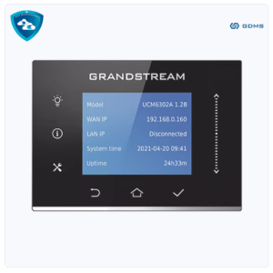 conmutador ip grandstream ip pbx ucm6302a / 500 usuarios / 75 llamadas simultáneas / 2 fxo + 2 fxs / 3 puertos gigabit poe+ / solución híbrida on premise y cloud venta e instalacion en zapopan jalisco.